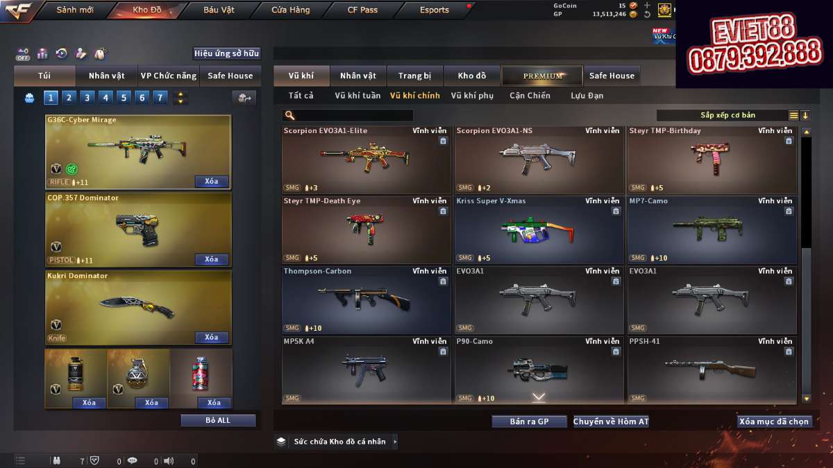 shop acc cf uy tin gia re